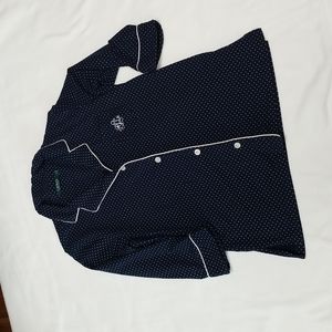 Lauren Ralph Lauren navy and white pajama top